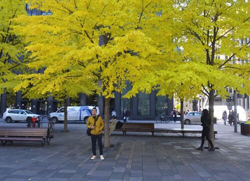 Canada là nước đầu tiên anh đặt chân đên trong hành trình chinh phục châu Mỹ. Đây cũng là quốc gia thứ 50 anh đặt chân tới. Ảnh: Xuân Hòa.