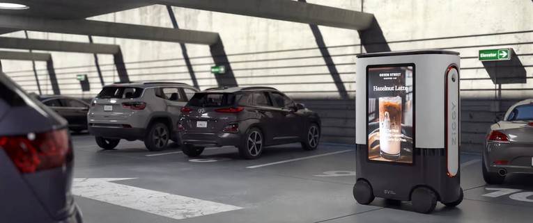 Robot có thể tự chạy đến sạc pin cho ô tô điện ảnh 1